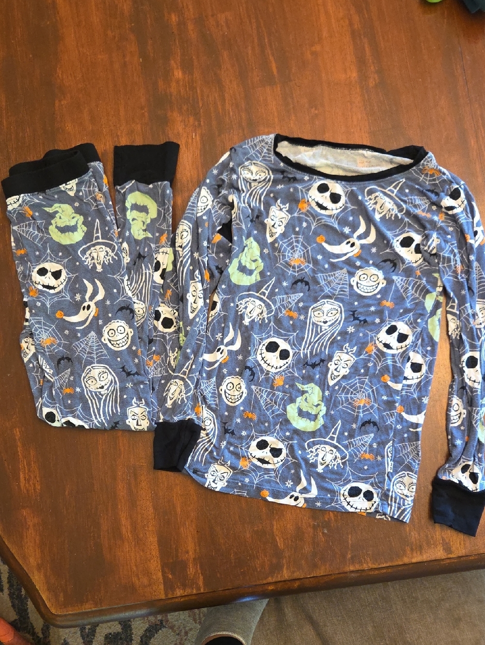 Little Sleepies Nightmare Before Christmas Bamboo Kids Pajamas 9/10